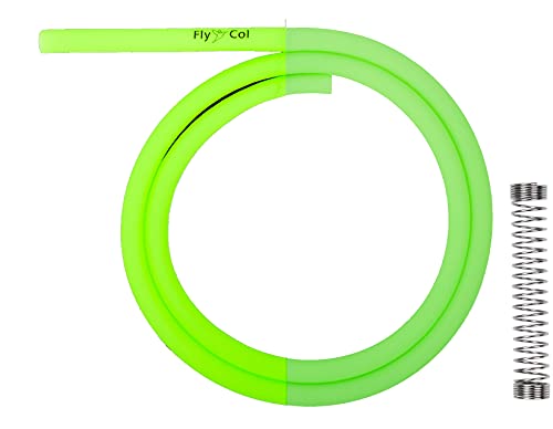 FlyCol Glow-In-Dark - Manguera de silicona (1,5 m), color verde neón Cover