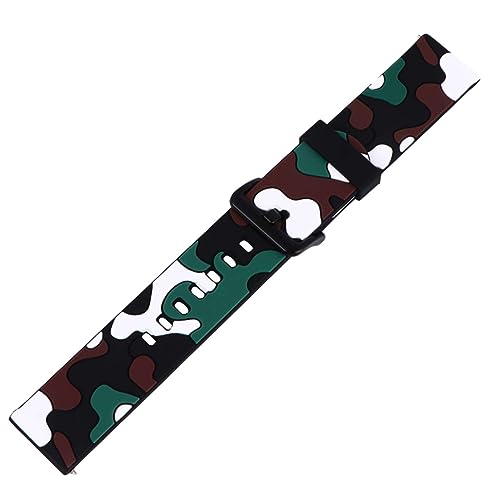 BESPORTBLE de reloj de silicona de camuflaje pulseras para pulsera bandas correas de silicona de camuflaje ver suministros gel de sílice