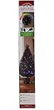 Holiday Time Pre-Lit 32 Fiber Optic Artificial Christmas Tree, Black, Color Change Lighting