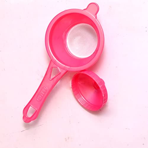 Image of Brand JEROXEN Tea Strainer with Funnel, Plastic Nested Funnel with Detachable Funnel for Liquid, Fluid, Dry Ingredients, Powder, Spices, Oils, Lotion (Set of 1)) (4)