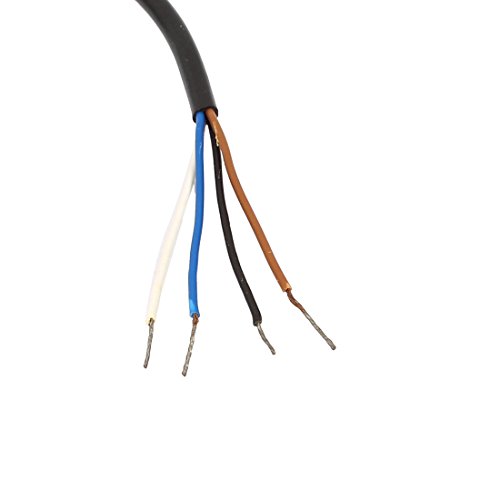 Sourcingmap M8 2m Male Straight Head 4 Pin Connector Aviation Electrical Cable - Image 2