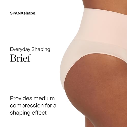 Image of SPANX SPANXshape Everyday Shaping Brief - Core Control Shapewear Underwear - Invisible Under Clothes - Seamless Design