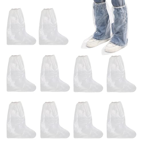 10 PCS Regenschutz Schuhe, überzieher Schuhe, Schuhüberzieher, Schuhüberzieher Wasserdicht, Regenfüßlinge, Schuhüberzüge Wiederverwendbare Transparent Regenstiefel-Schuhüberzüge (Lang) 10 PCS Regenschutz Schuhe, überzieher Schuhe, Schuhüberzieher, Schuhüberzieher Wasserdicht, Regenfüßlinge, Schuhüberzüge Wiederverwendbare Transparent Regenstiefel-Schuhüberzüge (Lang)