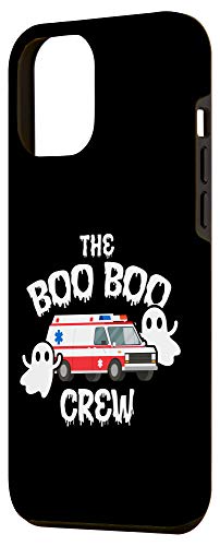 Iphone 12 Pro Max Emt Paramedic Ems Boo Boo Crew Ambulance Ghost Halloween Case #TOP1