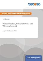 Volkswirtschaft, Wirtschaftsrecht Und Wirtschaftspolitik 3737961239 Book Cover