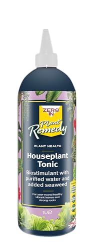 Zero In® Plant Remedy Houseplant Tonic - 1L, Biostimulant with Purified Water and Added Seaweed, Indoor Plant Food, Nutrient Rich Seaweed Liquid