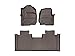 WeatherTech Custom Fit FloorLiners for Ford Super Duty - 1st & 2nd Row (4710121-476975), Cocoa