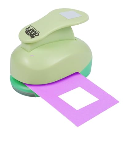 UCEC 2 Inch Square Paper Punch (Diagonal Measurement) Square Hole Punch for Cardstock Craft Punch Paper Punch Paper Puncher Punches for Paper Crafts Shape Cutters for Paper Scrapbook Punches