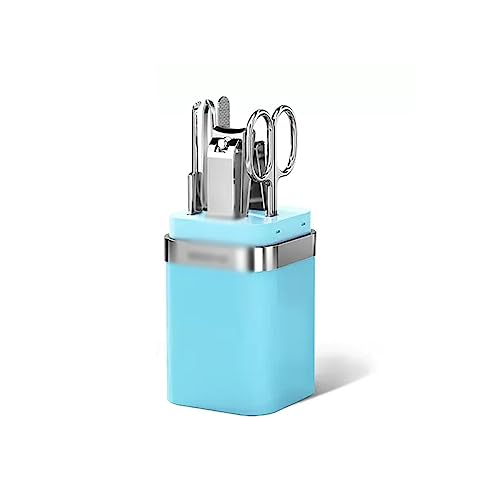 gxlCLbg }jLAZbg Y fB[X }jLALbg ܐ؂Zbg yfBLAZbg gxP[Xt s p (Color : Blue)