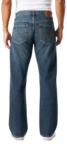 Levi Strauss Signature Gold Men's Loose Fit Jeans, (New) Brake Shop Blue, 34Wx34L - image 3