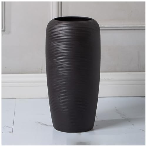 Vase de sol en céramique blanche 60 cm pour habiller un coin vide de salon