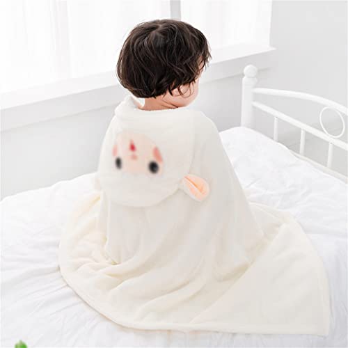 Albornoz capa con capucha ZHCHAO toalla de baño infantil de terciopelo 3