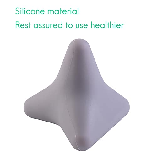 Oikabio Massiver Ball Massageball Silikon Release Muskel Psoas Rücken Hals Schulterblatt Fuß Yoga Entspannung Dreieck 1