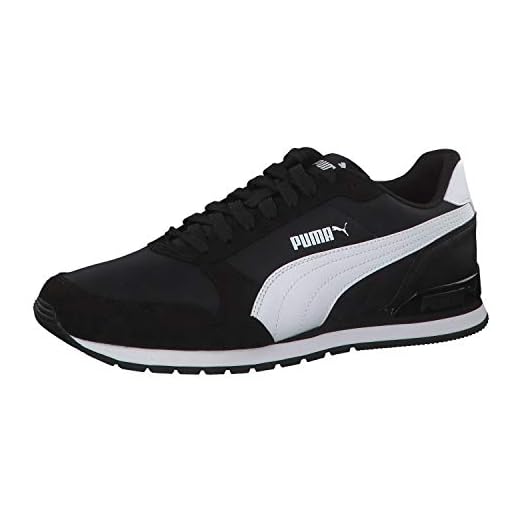 PUMA Unisex Smash v2 Sneaker, Black White Silver, 46 EU 5 PUMA Unisex ST Runner v2 NL Sneaker, Schwarz, 46 EU