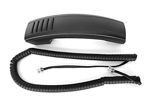 The VoIP Lounge Replacement Handset with Curly Cord for Mitel 6900 Series IP Phone 6940 6930 6920 6910 6905