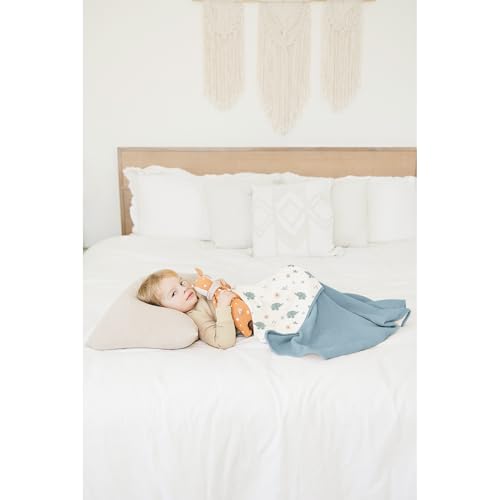 Image of Konssy Muslin Baby Blankets, Super Soft 100% Cotton Crib Blanket | Soft Lightweight Nursery Swaddling Wrap for Girls Boys, Infant Toddler, 40 X 36 In, Elephant