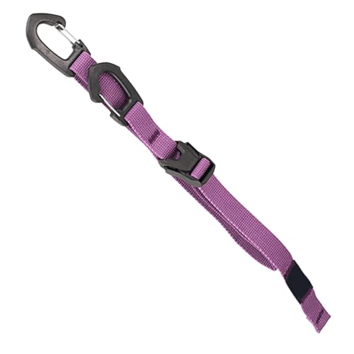 Pruojhw Cinghia di gancio per bagagli, clip di trasporto da viaggio, ganci per bagagli, cinghia a clip per giacca | pinza per giacca elastica con gancio e fibbia a D per giacche impermeabili,