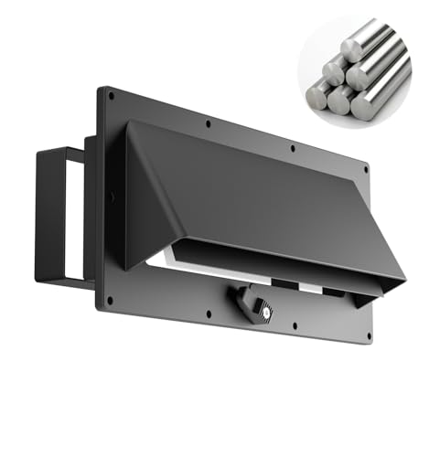 WanDwel Aluminum RV Exhaust Range Hood Vent Cover with Adjustable Collar Depth...