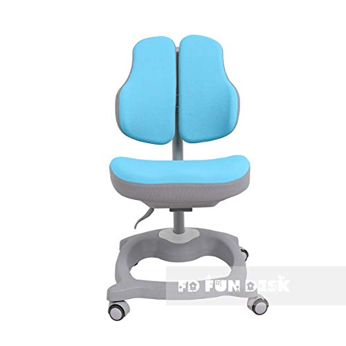 FD FUN DESK Diverso Blue-Silla de Escritorio para niños (Altura Regulable), Color Azul, 510x470x780 mm Cover