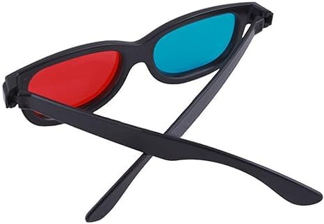 1Pc Red and Blue 3D Glasses,3D Viewing Glasses,Universal TV Movie Dimensional Video Frame 3D Glasses,DVD Game Glass 3D Style Glasses,Weightlight Simple Design,Televisions and Video,Accessories - Thumbnail 4