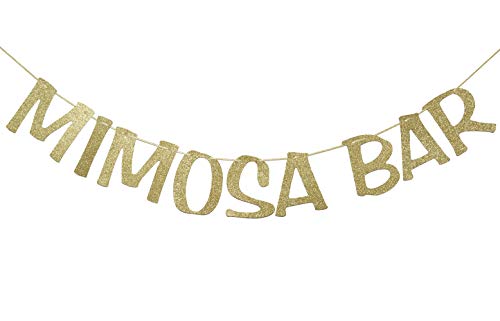 Mimosa Bar Banner, Champagne Brunch Bridal Shower Decorations