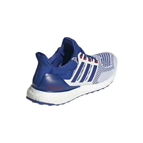 adidas Unisex-Adult Ultraboost 1.0, White/Team Royal Blue/Team Collegiate Red, 7.5