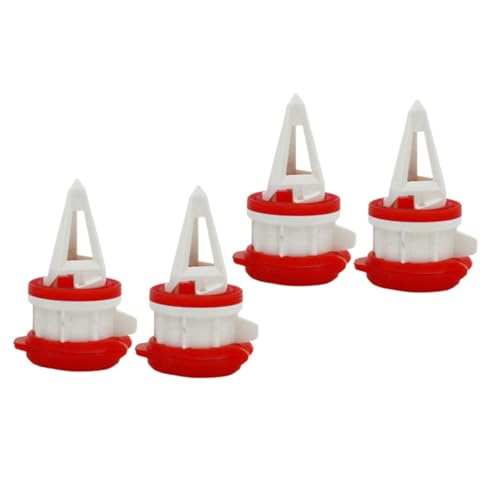 Cabilock 4pcs Box Juice Milk Drink Diverter Replaceable Box Drink Cap Easy to Clean Liquor Bottle Spout Kitchen Supply