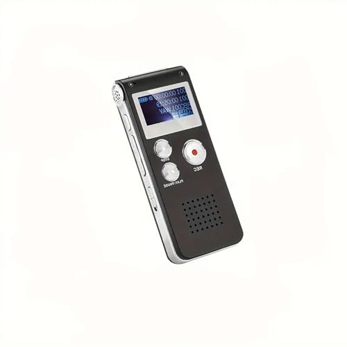 16GB Digital Voice Recorder,LAMJAD Voice Activated Recorder?with Microphone USB Cable?Audio Mini Recorder for Lectures, Meetings, Interviews,Portable MP3 Player.