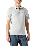 Contenido: 1x Columbia Polo de manga corta de hombre, Zero Rules Polo Shirt, Material: 100% Poliéster, Color: Negro (Cool Grey), Talla: XS, 1533303