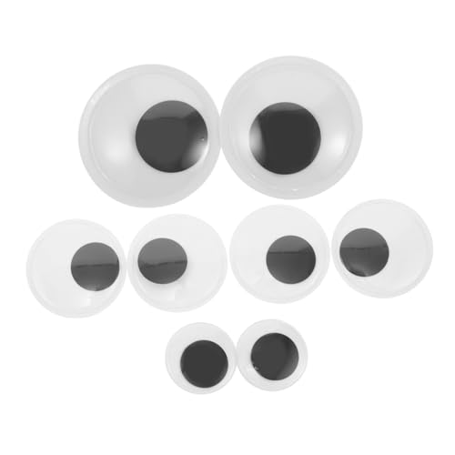 ULDIGI DIY Craft Kit 8pcs Giant Googly Eyes Self Adhesive Wiggle Eyes for Wall Furniture and Fridge Decorati
