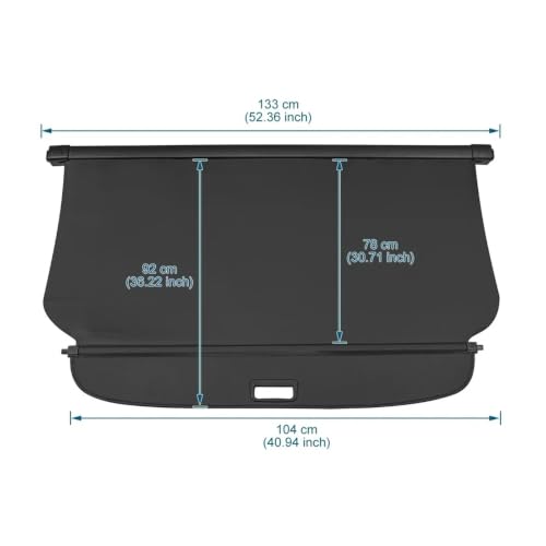 Cubierta carga Mitsubishi Outlander para proteger equipaje en viajes 4