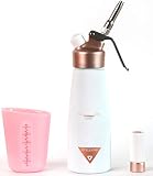 Eveleone Durable Whipped Cream Dispenser with Stainless Steel holder and nozzles – Cream Maker Canis