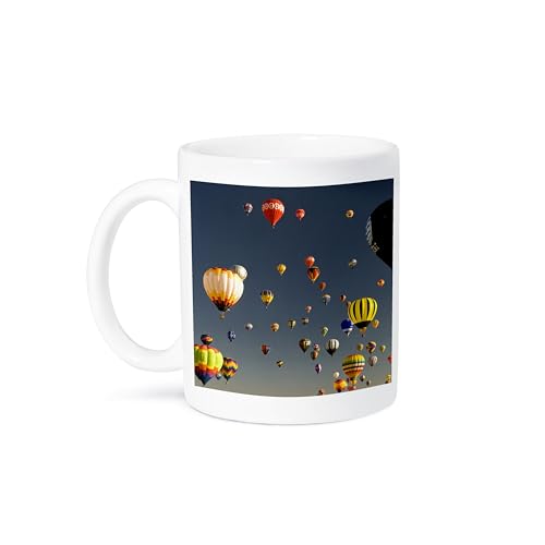 3dRose 15oz Albuquerque Balloon Festival Mug, NM Souvenir