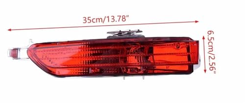 Luces traseras de parachoques para VW Touareg 2011-2014, reflectores par 7P6945701E 6