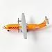WngAur Die-Cast Propeller DHL Airplane Model – Alloy Plane with Rolling Wheels – Miniature Aircraft Collectors & Aviation Enthusiasts