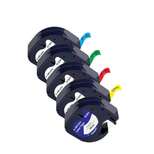 5PK 10PK 91201 12mm LT���x�����[�J�[�p�̌݊����̂��郉�x���e�[�vLT100H 91200 91202 91331 12267 LT�e�[�v�œ��삷��(5PK 5Mixed Colors)