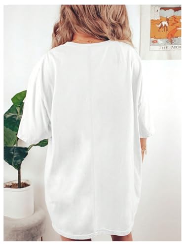 Image of SOLY HUX Women's Plus Size T Shirt Dress Half Sleeve Crewneck Loose Summer Dresses