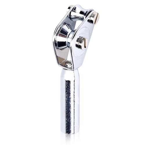 Keenso Guía de Punta de Varilla de Rodillo de Acero Inoxidable, Accesorio para Aparejos de Pesca Al Curricán, Barco de Mar, Pesca Al Curricán (6#)