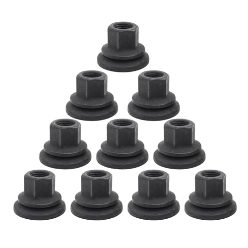 Image of Saihisday Wheel Nut 10Pcs 611-936 6509424AA Wheel Nut, Lug Nuts Replacement for Dodge Ram 3500 4500 5500 Models, Replaces 6509424AA