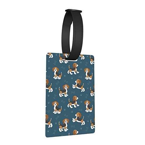 Cute Cartoon Dogs Luggage Tags For Suitcase Travel Bag Business Cute Funny Name Id Label For Kids Women Men #TOP6