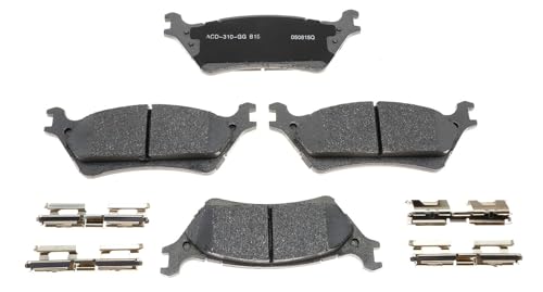 Plaquettes de frein arrière ACDelco 14D1602CH garniture céramique de remplacement automobile