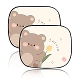 KASESSS 2 Stück Sonnenschutz Auto Baby, Sonnenschutz Auto Seitenscheibe mit UV Schutz, 44x36cm Auto Sonnenschutzs Seitenscheibe, Autofenster Sonnenschutzs Kinder, Sonnenblende Auto Kinder