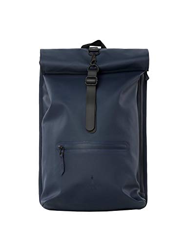 RAINS Roll Top Rucksack Mochila De Mountain Bike  Mujer  Blue  Talla Única