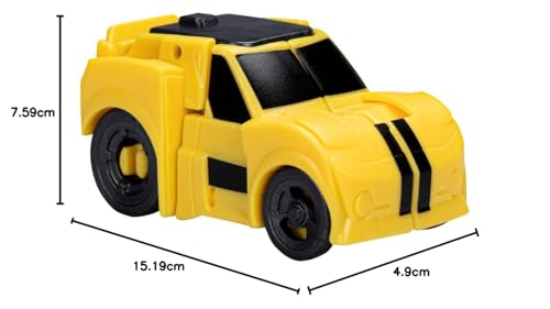 Image of Transformers EarthSpark 6cm Tacticon Bumblebee Figure Robot Toy for Kids Age 6+