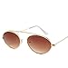 Produktbild Sonnenbrille Sunglasses Vintage Pilot Sonnenbrillen Frauen Mode Metall Runde Sonnenbrille Für Frau Bunte Legierung Straße Beat Goldtea