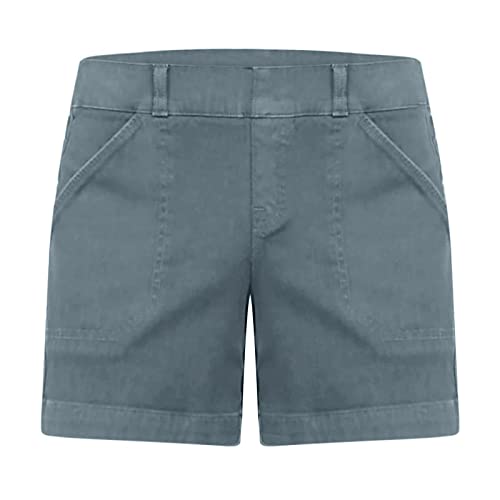 Tyghbn Women's Stretch Twill Shorts, Womens Stretch Cotton Short, Women's Stretch Twill Shorts Regular Fit Hiking Shorts (A,L) #TOP6