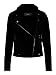 Produktbild VERO MODA Damen Vmroycesalon Short Suede Jacket Noos Lederjacke, Schwarz, L EU