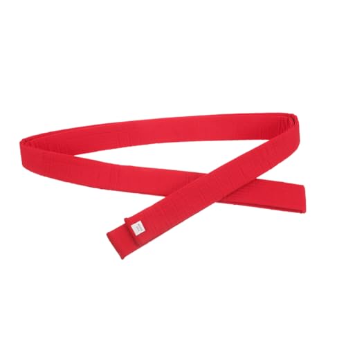 Kisangel Taekwondo Belt for Training Competition Durable Material Versatile Fit for Boys Comfortable Wear for Karate Kickboxing Judo Sparring Vibrant Red