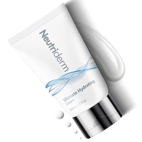 Neutriderm Ultimate Hydrating Moisturizer Face Cream with Vitamin E, Rice & Wheat Protein, Hydrating Face Moisturizer for Sensitive Skin & Anti-Aging, Dry Skin Face Moisturizer for Women & Men 50 ml