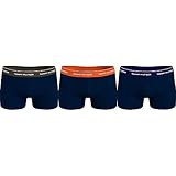 Tommy Hilfiger Tronco WB 3p Bermuda, Army Grn/Yale Navy/Prnc Orng, XXL Uomo